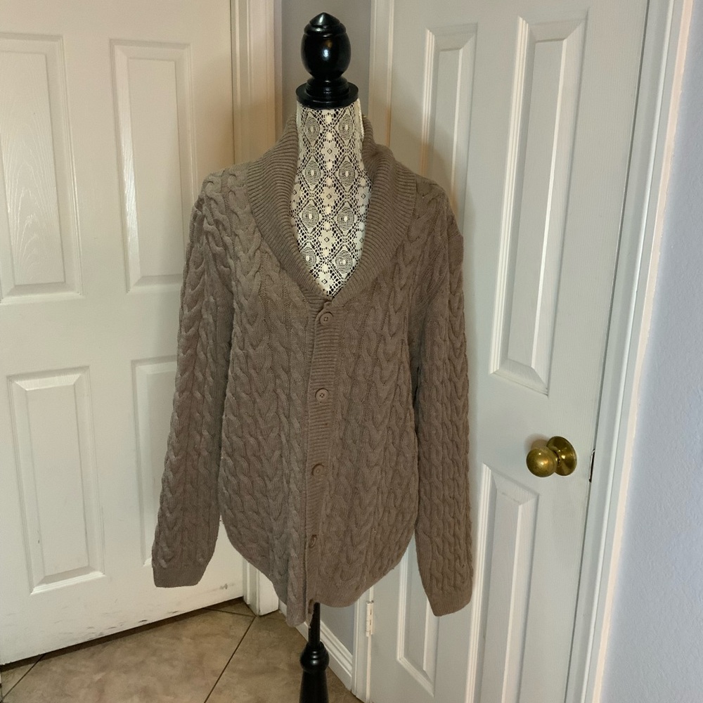 ASOS cable knit cardigan size L